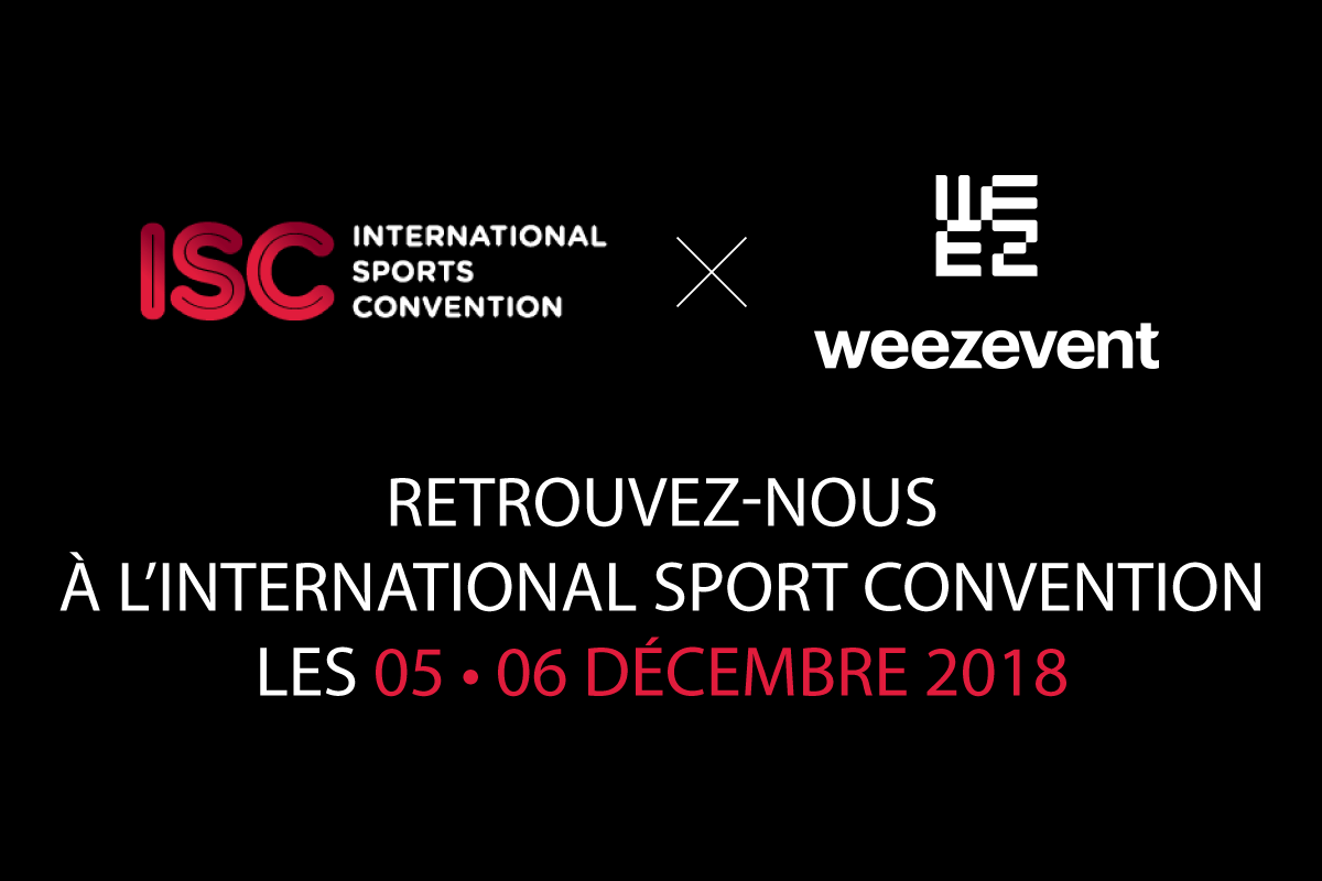 Weezevent sera présent à l’International Sport Convention 2018
