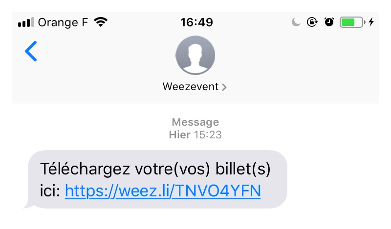 e-billet-sms