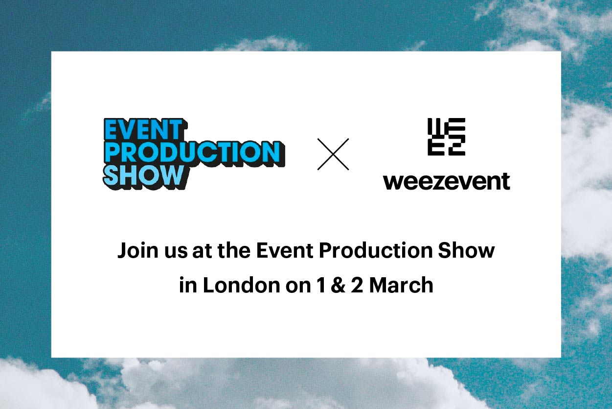 Join Weezevent at the Event Production Show in London