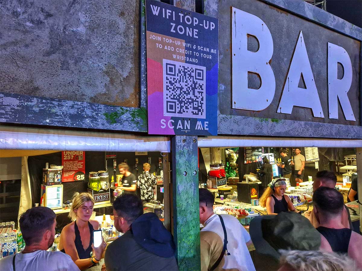Weezevent’s cashless solution at Boomtown