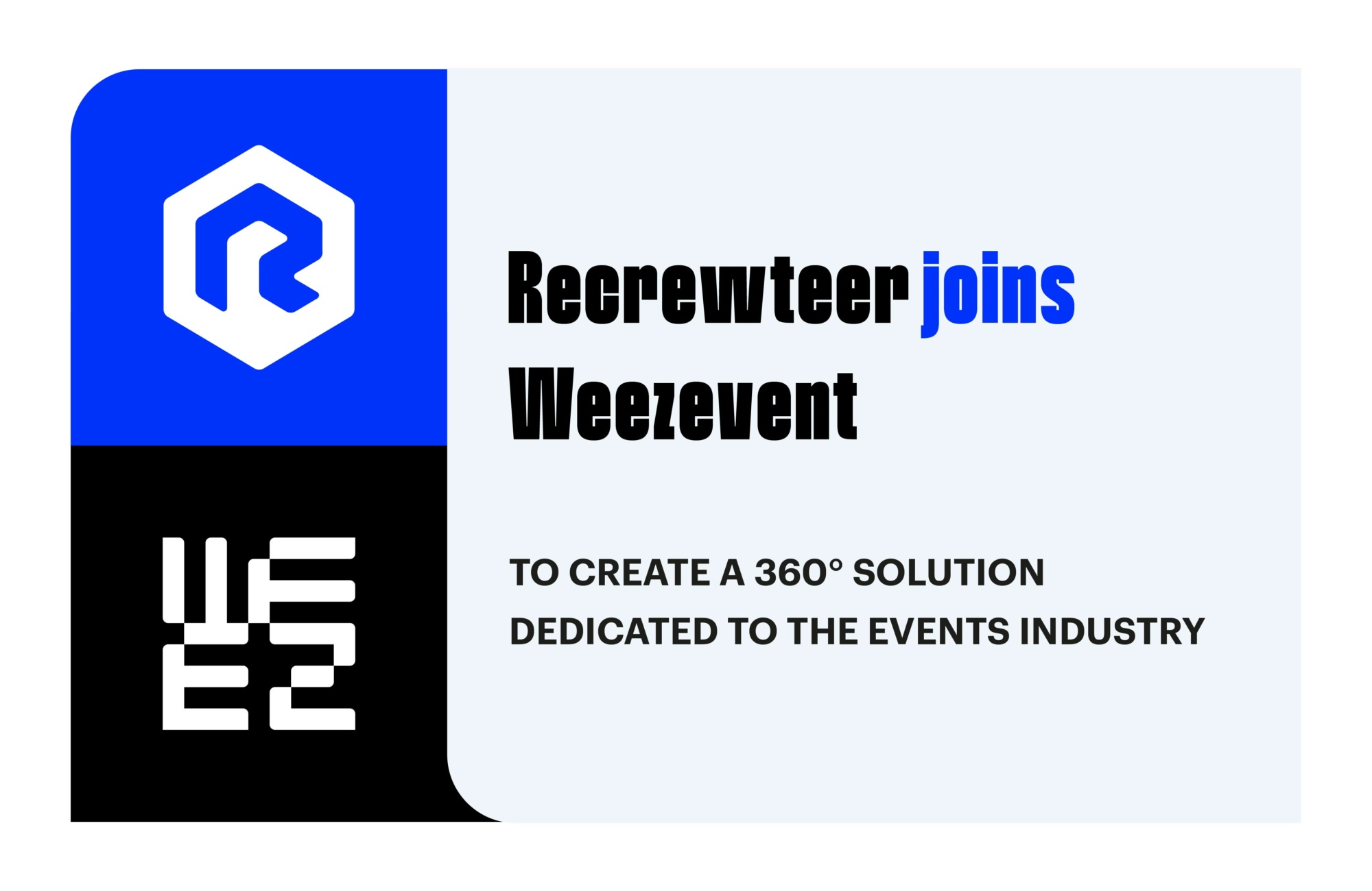 Recrewteer joins Weezevent to boost your event management