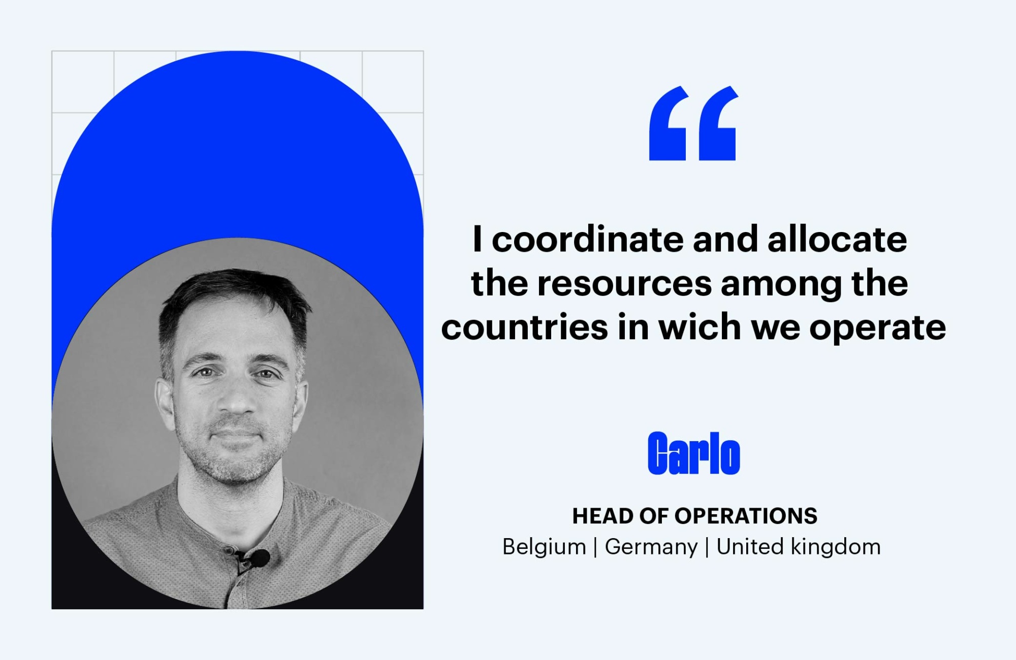 Employee interview: Carlo, Head of Operations Weezevent