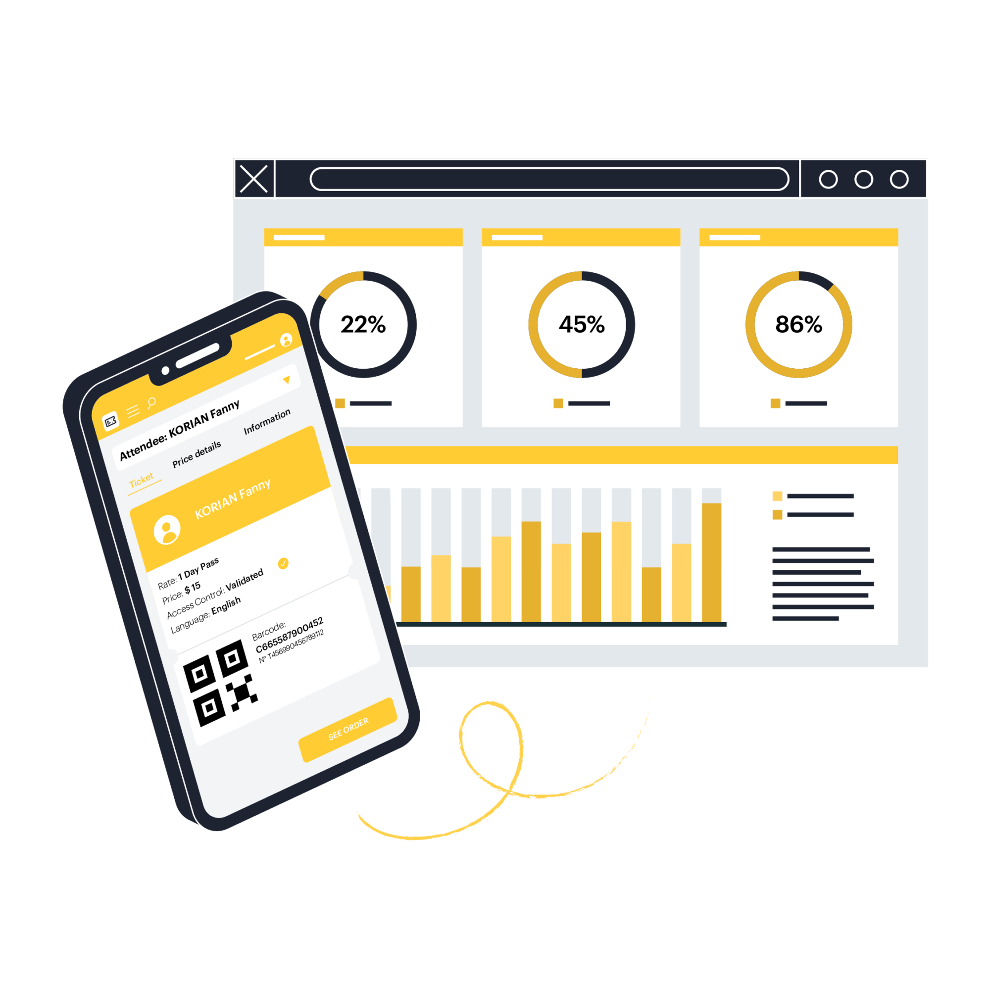 Landing – EN-CA – Bracelet & Carte cashless