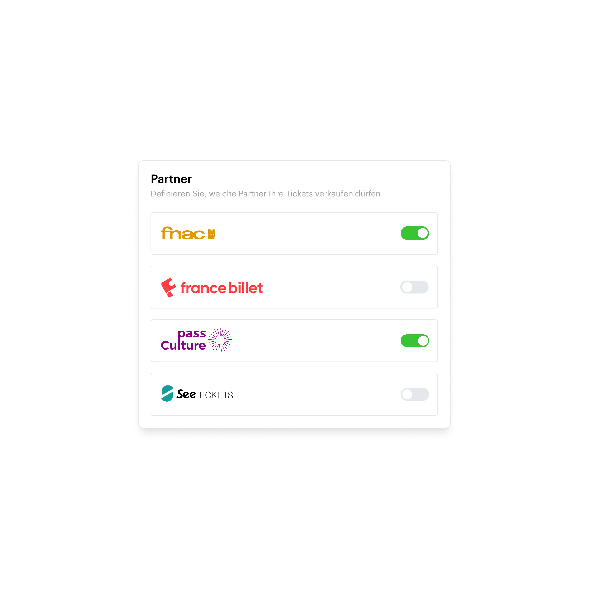 Réseau de distributeurs partenaires
