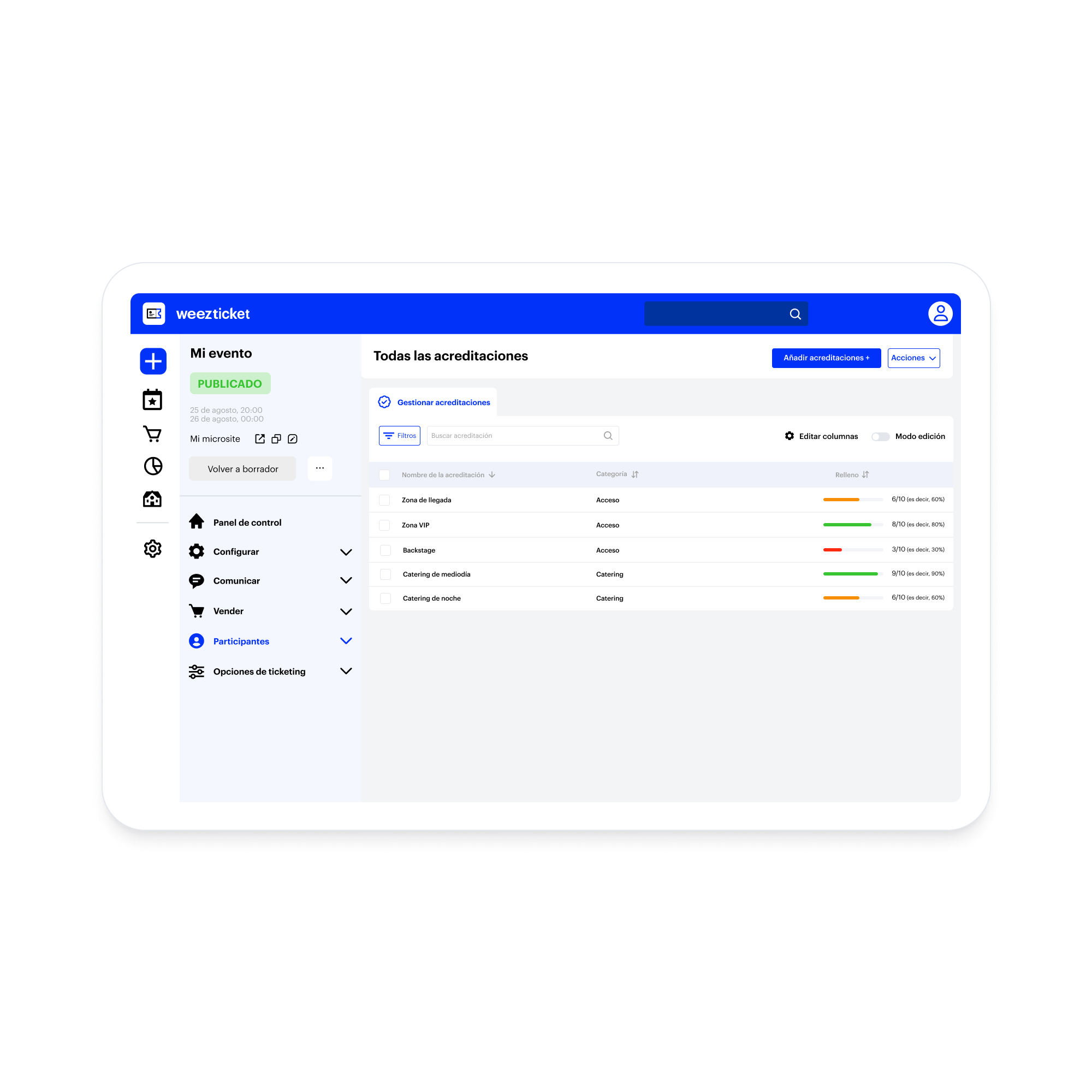 Plateforme d'accréditation