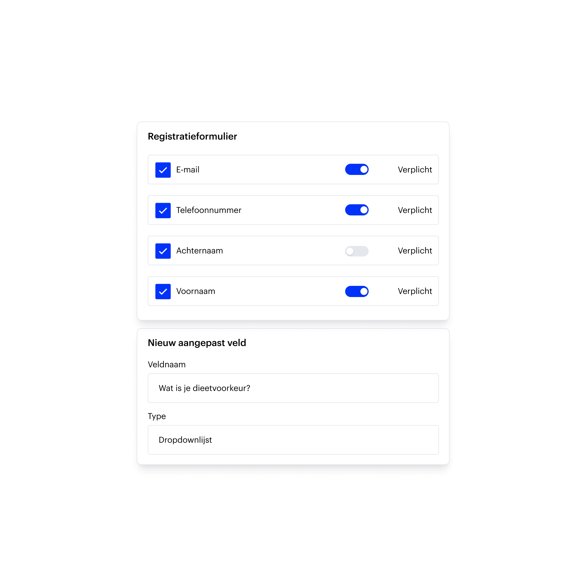 Formulaires customisés
