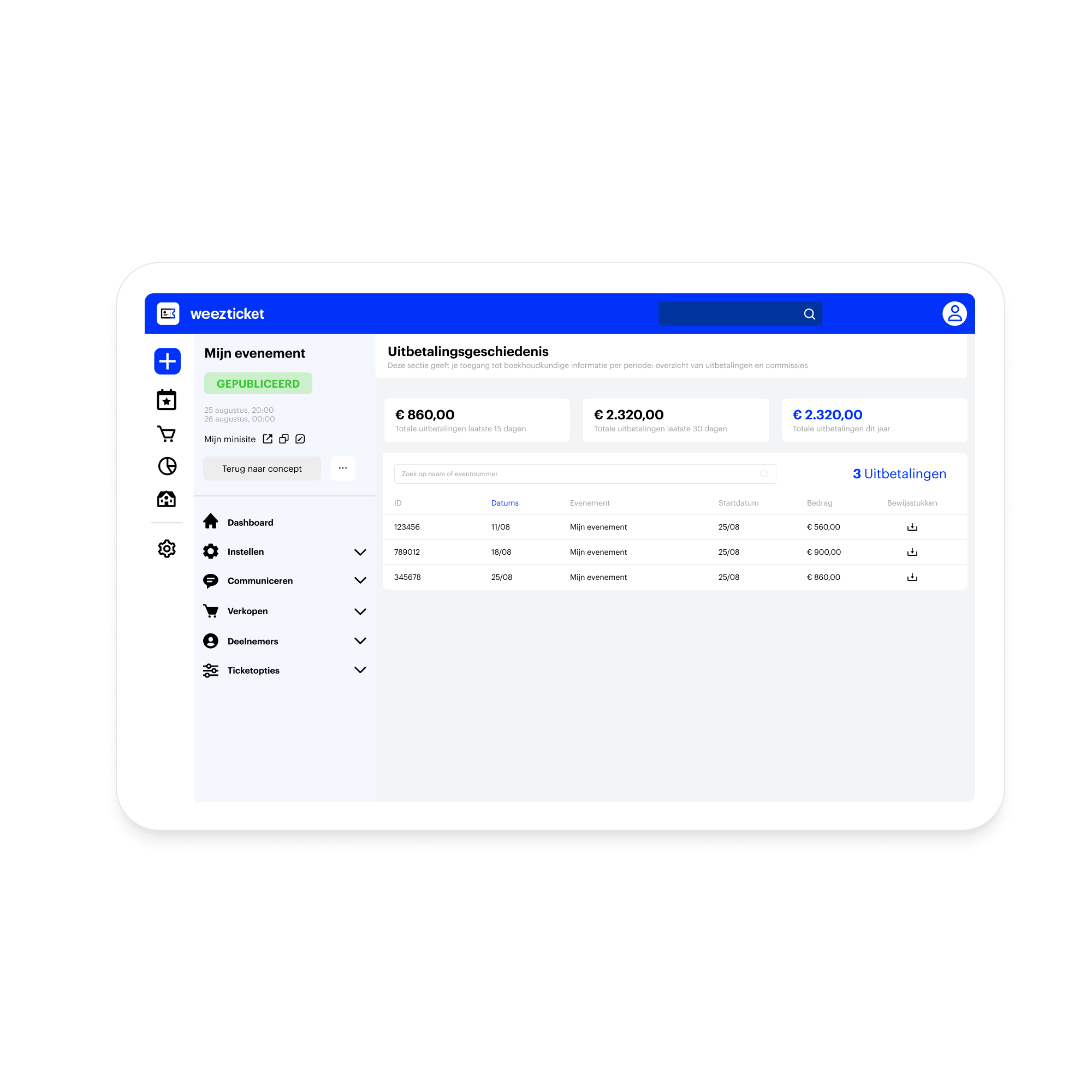 Gestion des reversements comptables