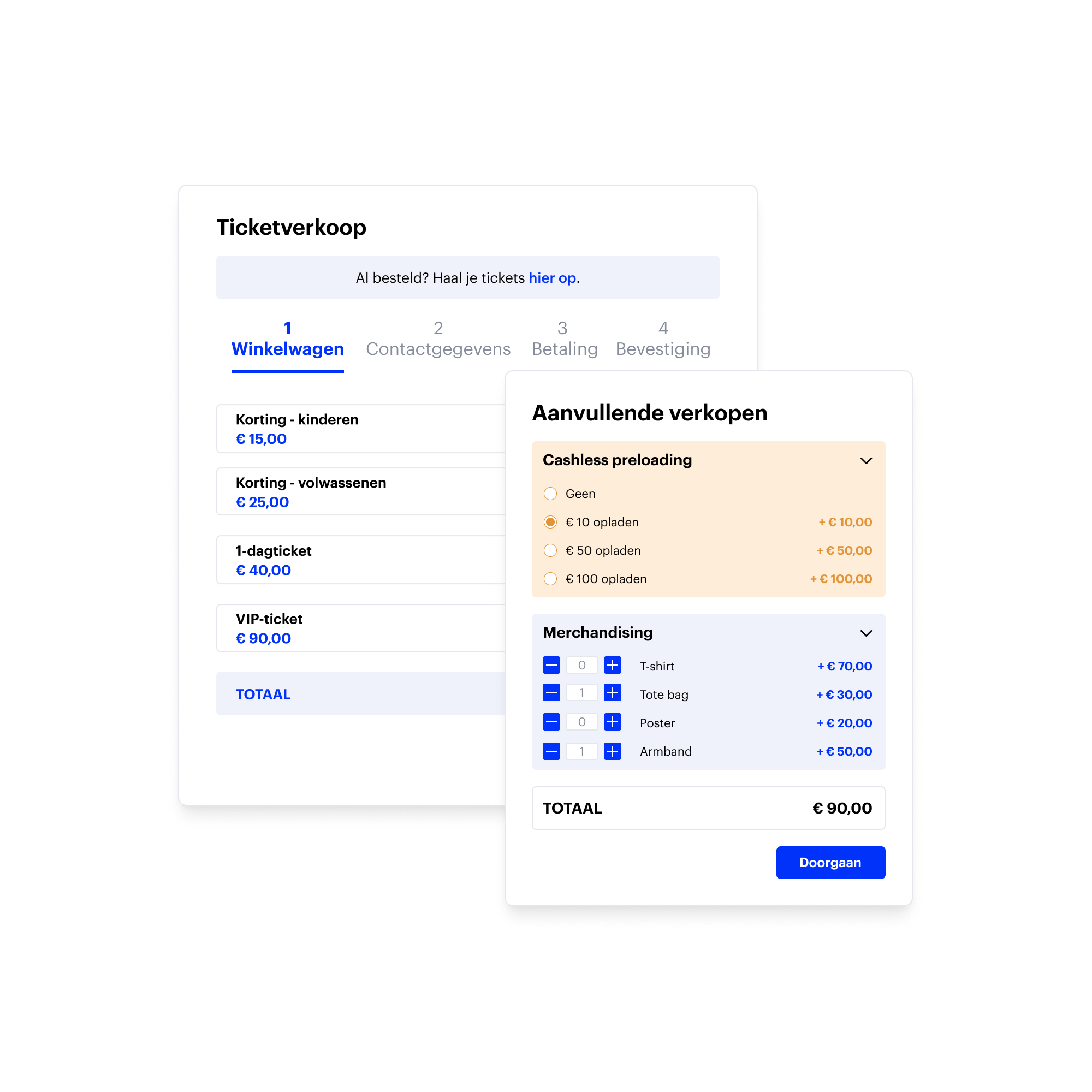 Ventes de billetterie additionnelles