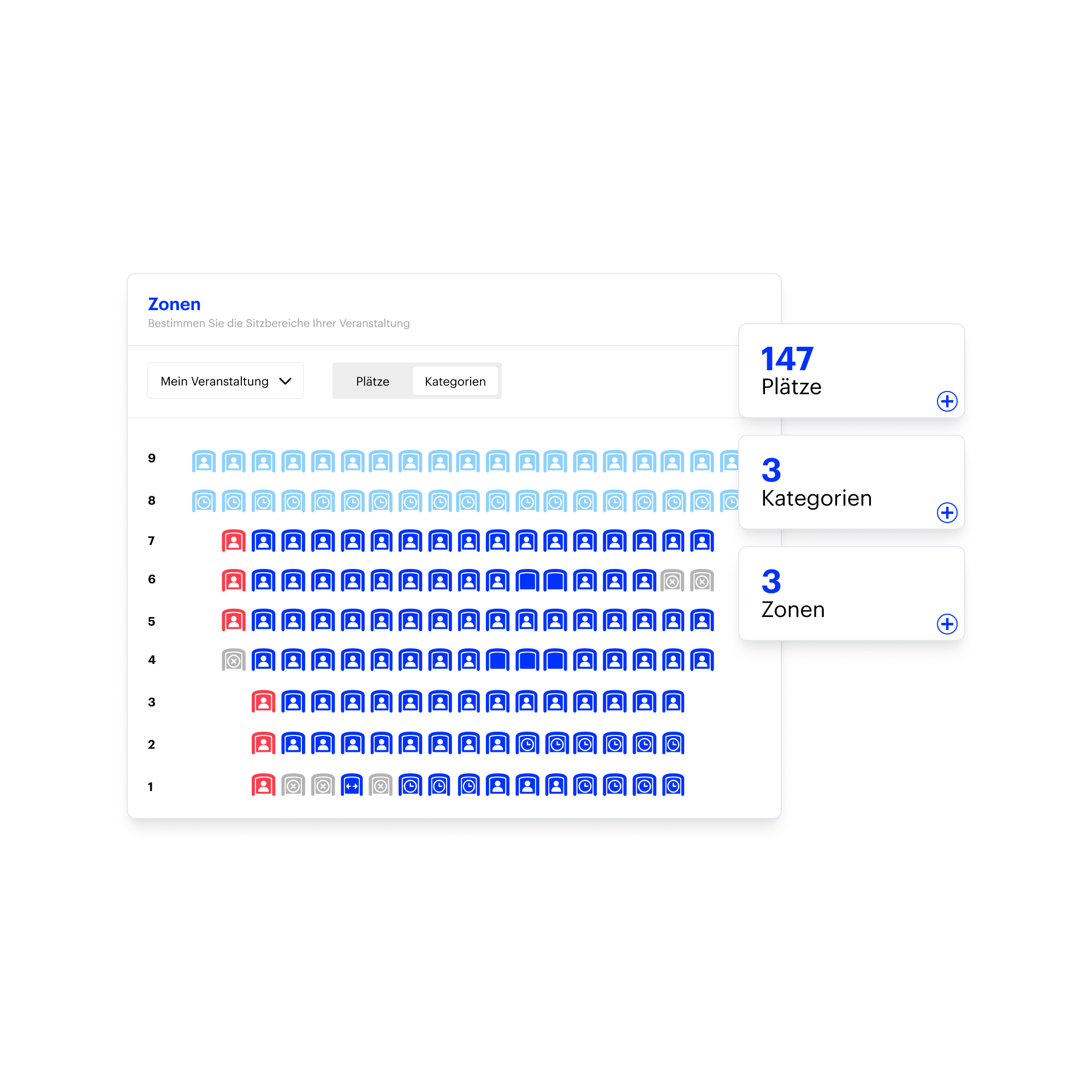 Configuration placement numéroté