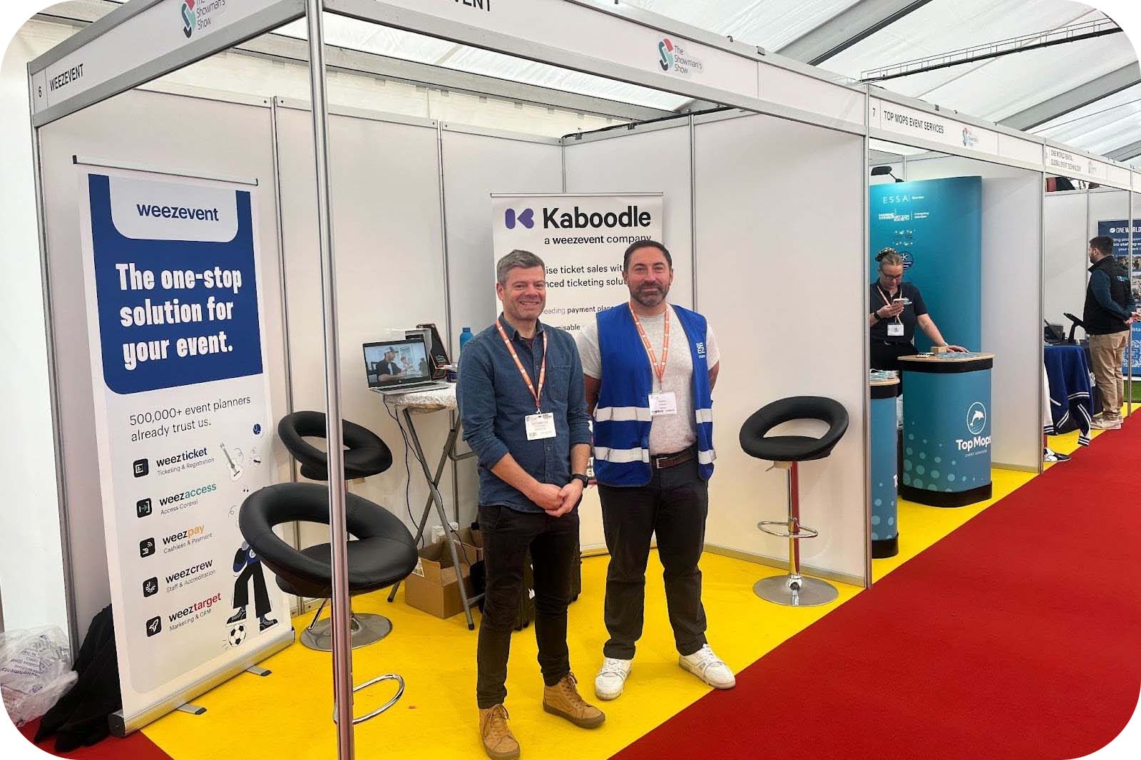 Our UK teams then travelled to Newbury for The Showman’s Show, marking the very first time that Weezevent and Kaboodle shared the stage