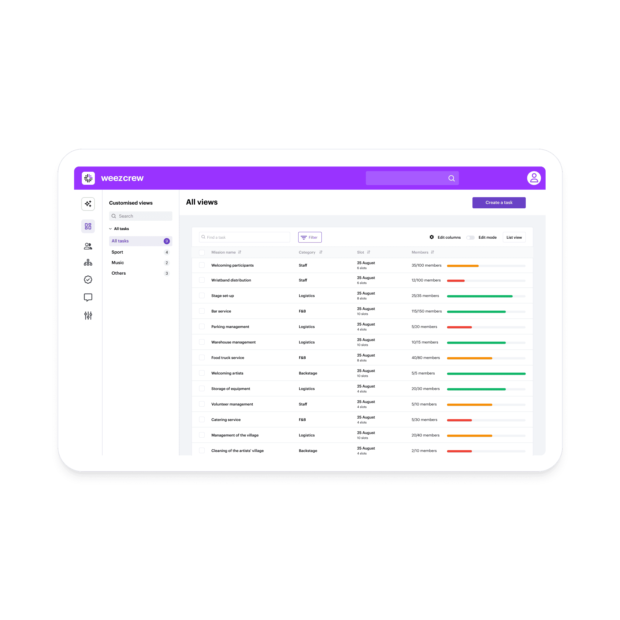Landing – EN-GB – Volunteer planning and assignment
