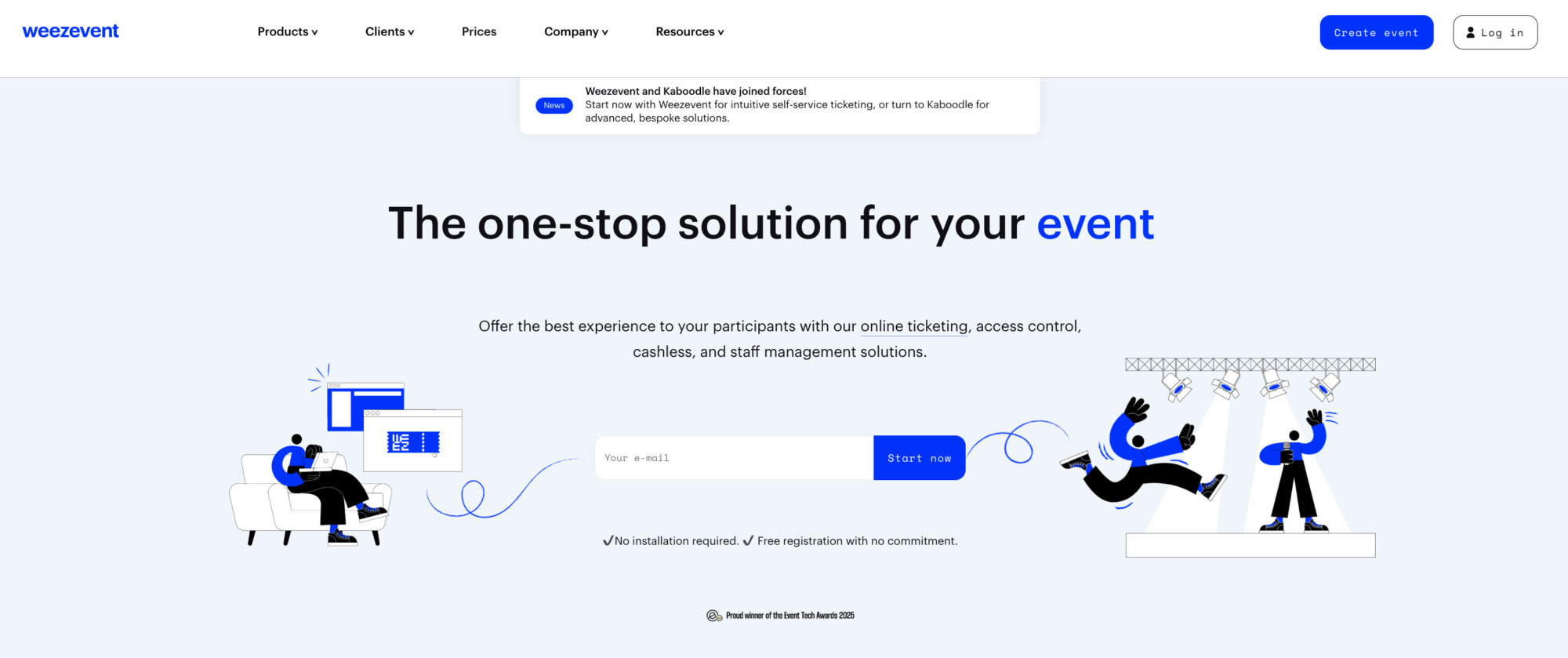 Weezevent stands out as a cost-effective ticketing platform
