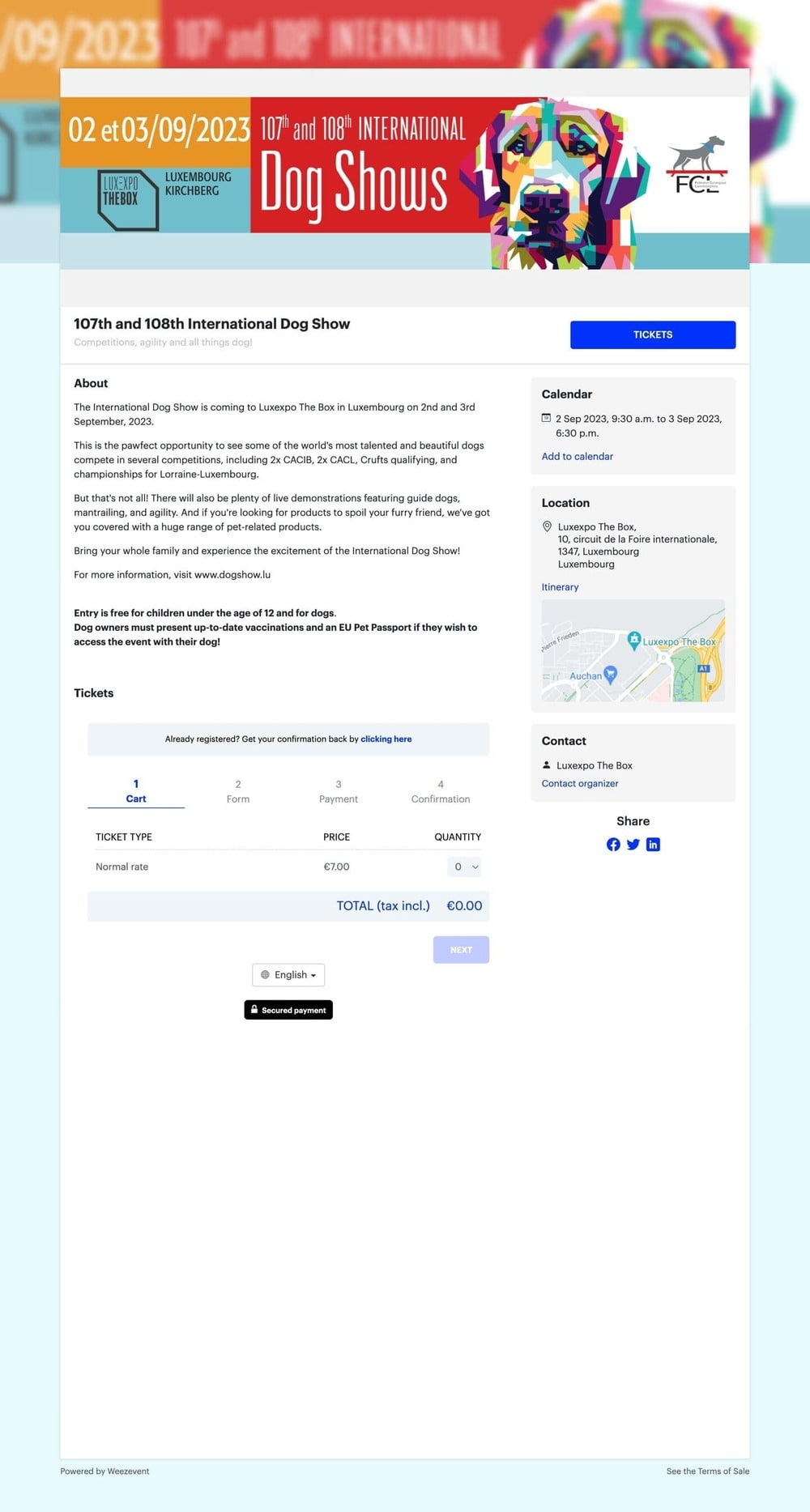 Minisite_International Dog Show