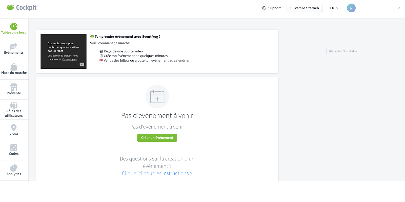 eventfrog Backoffice