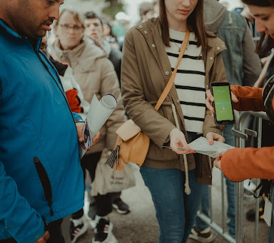 fan zones ticket scanning at access control