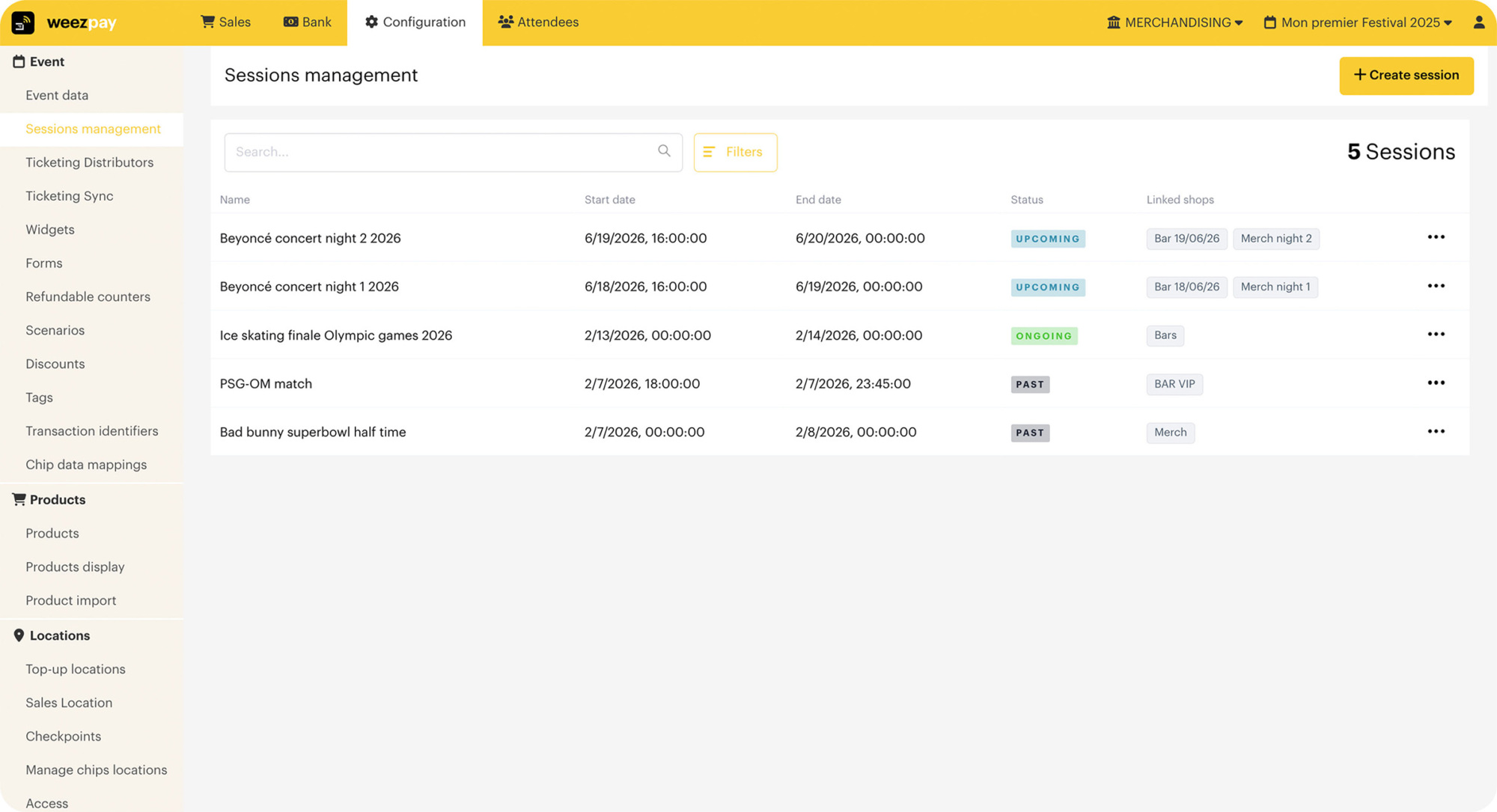 Finally analyse your revenue by event, not just by date