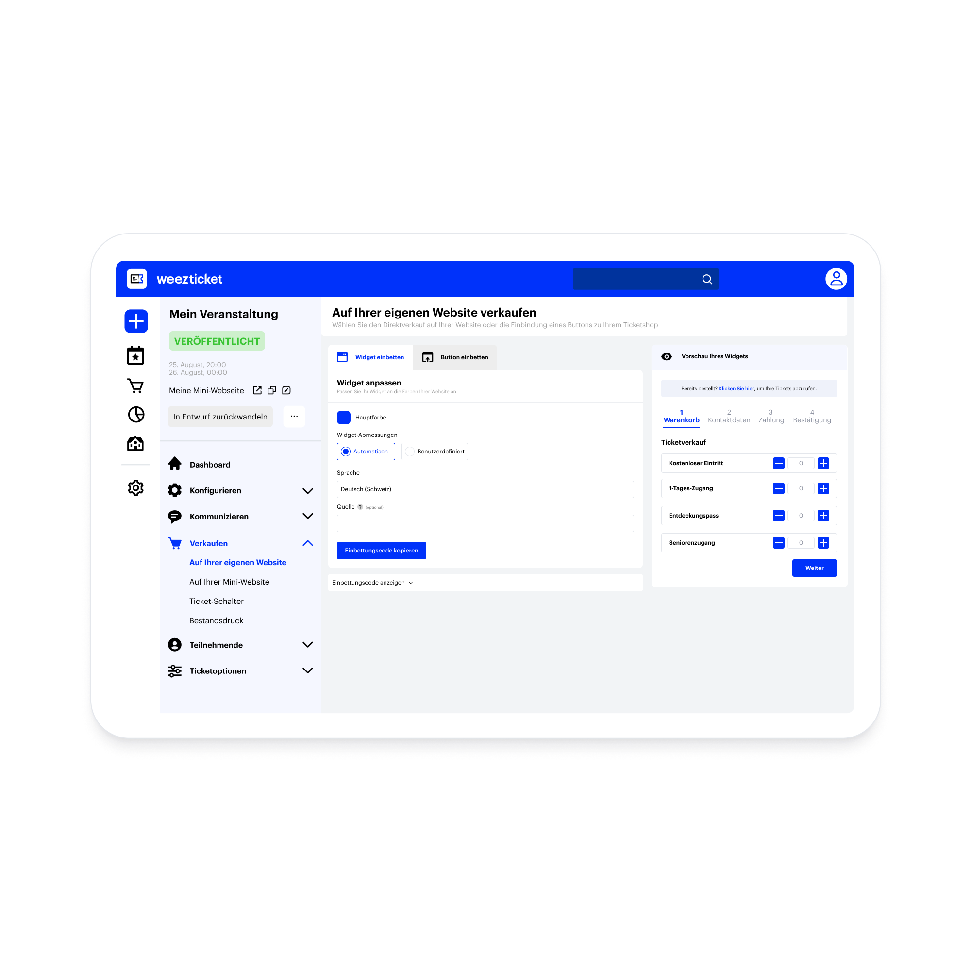 DE-CHF-weezticket-module-integration