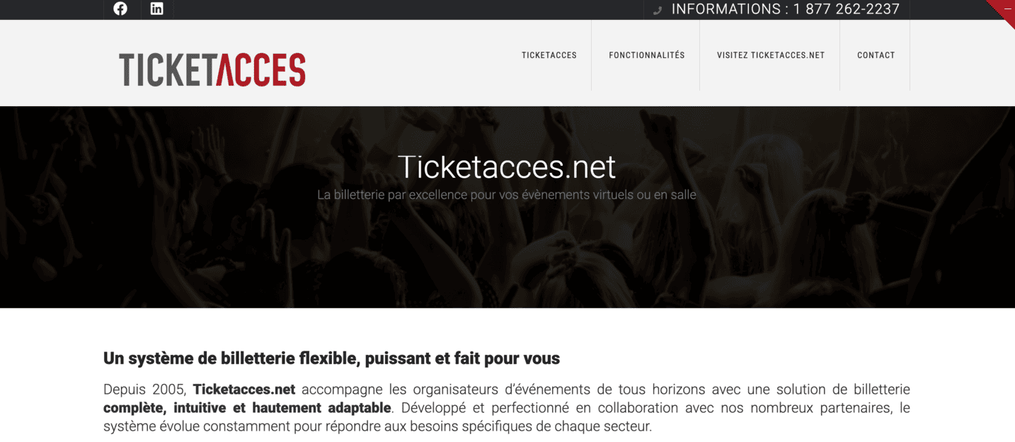 site internet ticketaccess