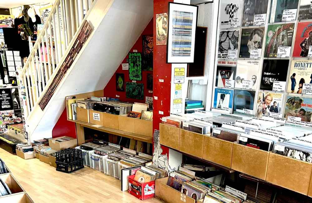 inside rarekind records brighton