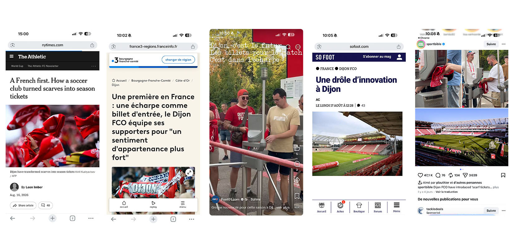 A first in France, the innovation quickly attracted attention from a number of international media outlets