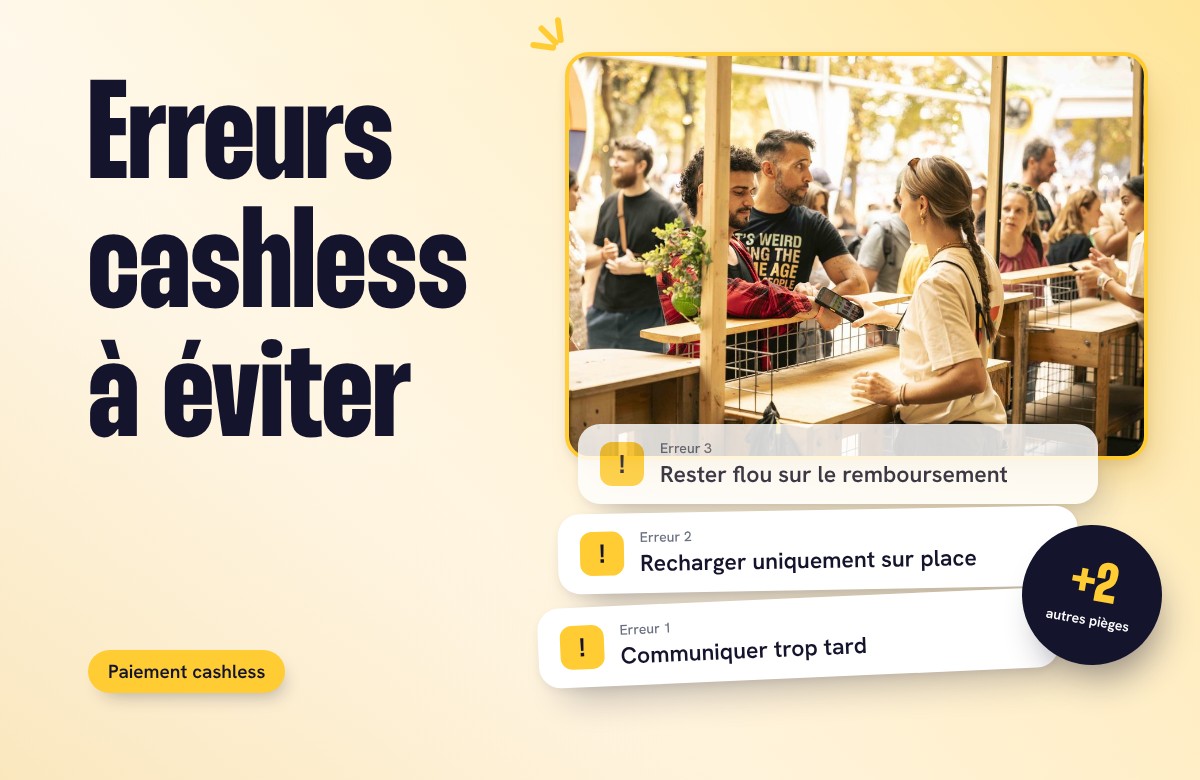 5 erreurs fréquentes dans la mise en place du cashless