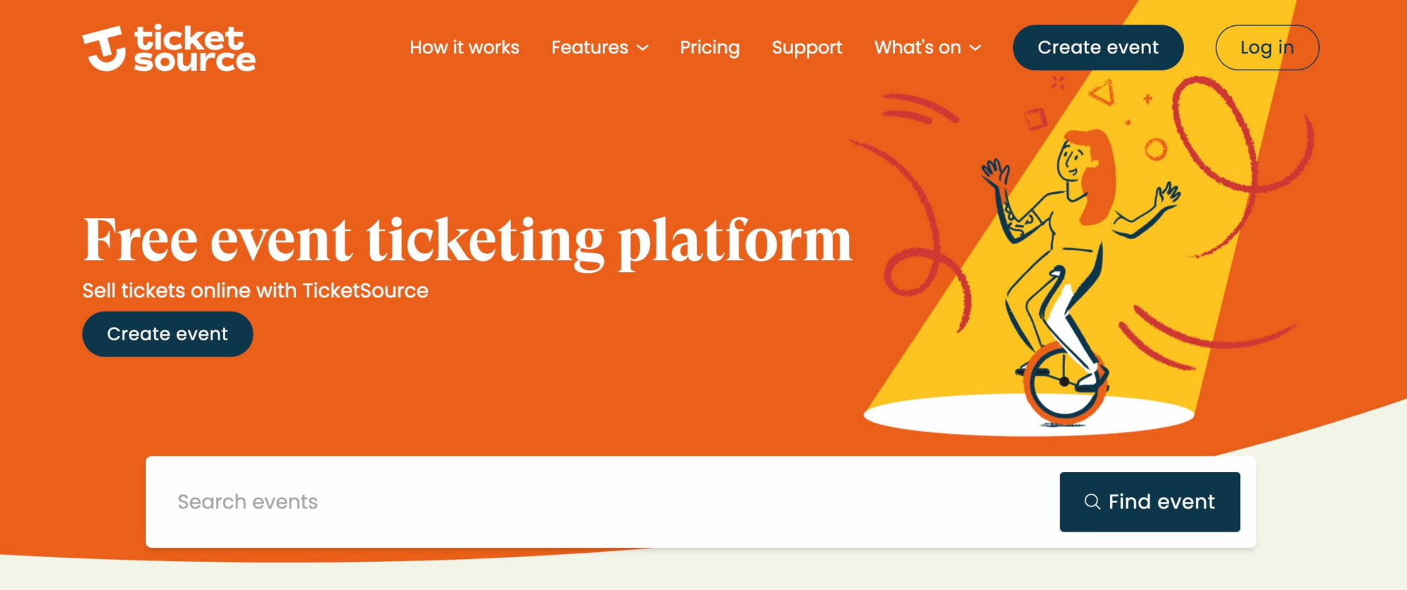 ticketsource homepage