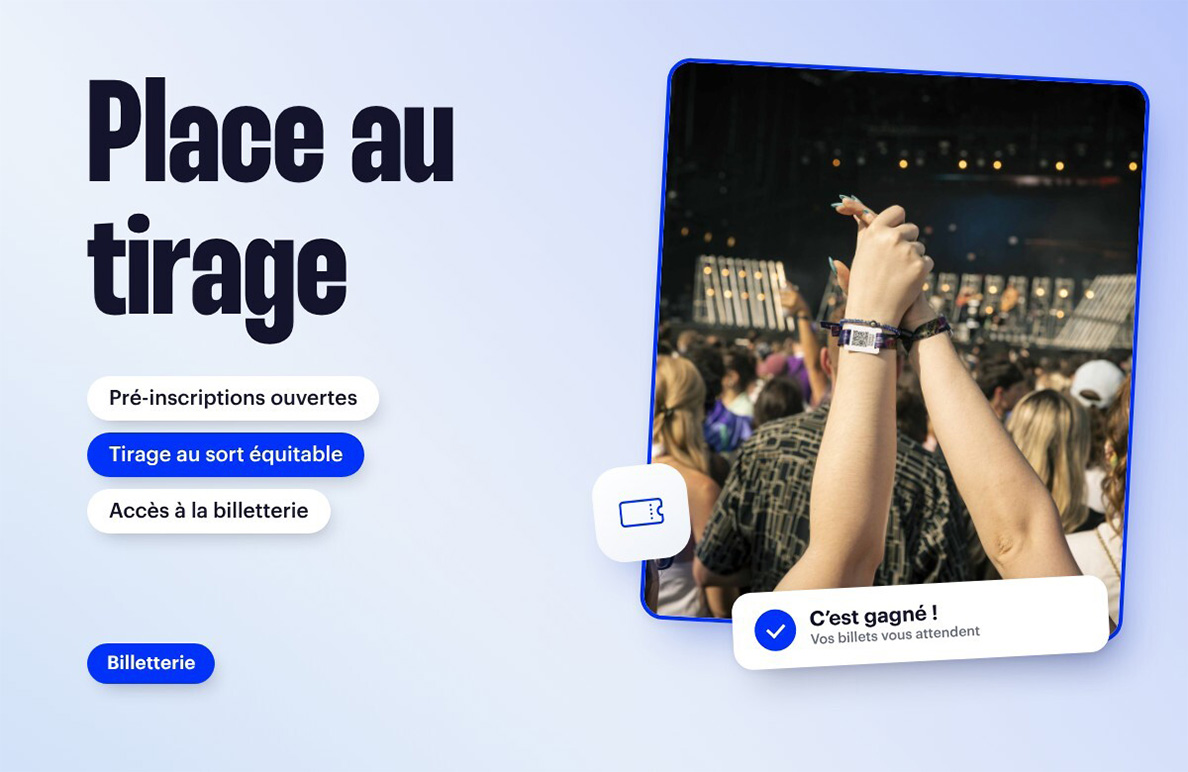 Vente de billets par tirage au sort - gérer une forte demande