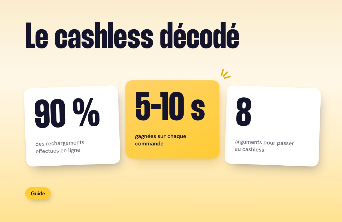 Guide du cashless pour les organisateurs d'événements